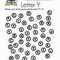 Free Letter Y Worksheets