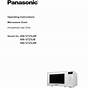 Panasonic Genius Prestige Microwave Manual