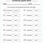 Exponent And Square Root Worksheet