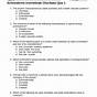 Echinoderms Worksheet Answer Key