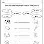 Free French Vocabulary Worksheets