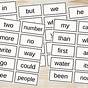 Free Printable Sight Word Flash Cards
