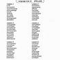 Spelling List For 6th Graders