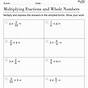 Multiplying Fractions With Whole Numbers Worksheets