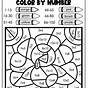 Thanksgiving Color By Number Printables