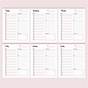 Printable Adhd Daily Planner Template