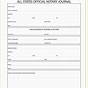 Notary Public Journal Template