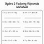 Factoring Polynomials Maze Worksheet Answers
