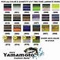 Gary Yamamoto Senko Color Chart