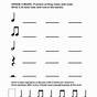 Elementary Rhythm Worksheet