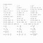 Imaginary Numbers Worksheet With Answers