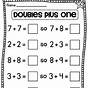 Doubles Plus One Worksheet First Grade