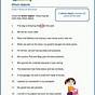 Subject Verb Object Worksheets Grade 4