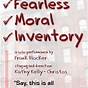 Fearless Moral Inventory Worksheet