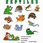 Reptile Worksheet For Kindergarten