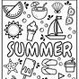 Summer Fun Coloring Pages Printable