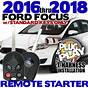 Remote Start For 2016 Ford Focus