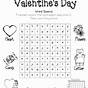 Printable Valentine Word Searches