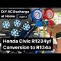 2018 Honda Civic Refrigerant Type