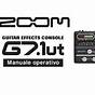 Zoom G7.1ut Manual