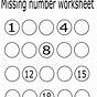 Find The Missing Number Worksheets