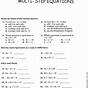 Linear Equations And Functions Worksheets