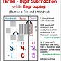 How To Subtract Three Digit Numbers