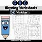 Cvc Rhyming Words Worksheet