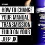 Wrangler Jl Manual Transmission Fluid Change