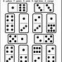 Domino Subtraction Worksheet 1st Grade