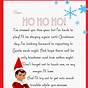 Elf Welcome Letter Printable