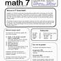 Fun Worksheets For 7th Graders
