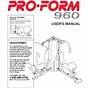 Proform Pro 9000 User Manual