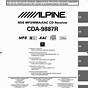 Alpine Cda 9885r User Guide Manual