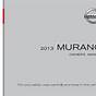 2013 Nissan Murano Manual