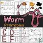 Earthworm Worksheet Kindergarten