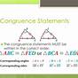 Congruence Statements Math Worksheet