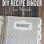 Recipe Binder Cover Printable