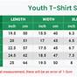 Youth Tee Shirt Size Chart