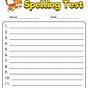 Free Printable Spelling Practice Sheets Pdf