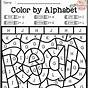 Color Alphabet Worksheet