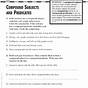 Compound Subjects And Predicates Worksheets