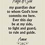 Printable Angel Of God Prayer