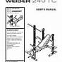 Old Weider Home Gym Manual