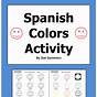 Colors In Spanish Worksheet For Kids