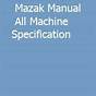 Mazak Smooth Control Manual