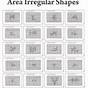 Irregular Shapes Area Worksheet