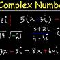Complex Numbers Practice Worksheet Answers