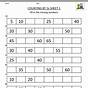Counting By 5's Worksheet