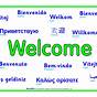 Welcome Signs In Different Languages Free